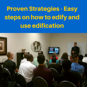 Proven mlm Strategies - how to edify and use edification in network marketing