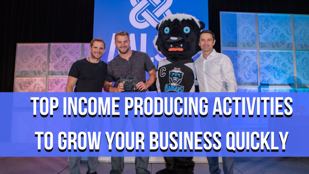 Top income producing activities network marketing (1)
