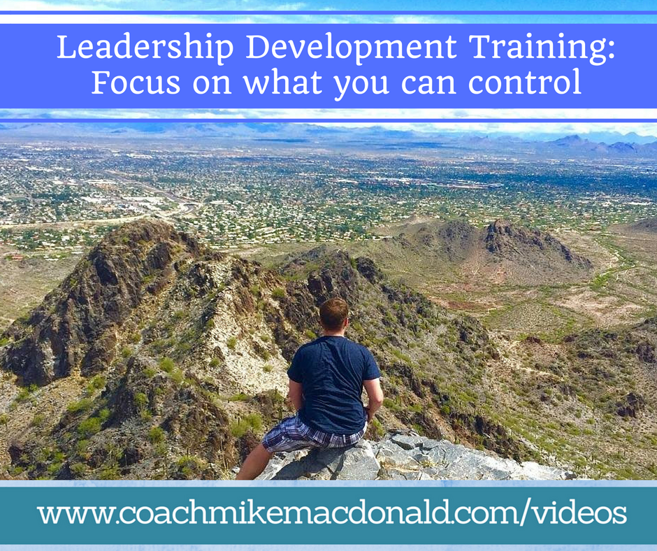 development training focus on what you can control