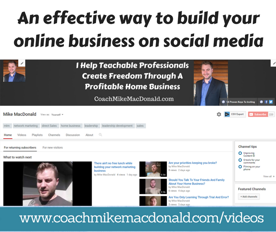 An effective way to build your online business on social media, band you, social media marketing, online marketing, home business