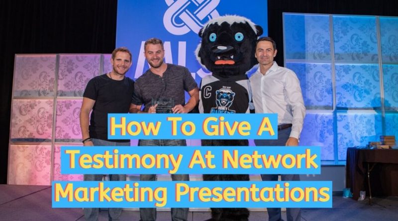 how to do a testimony, how to give a testimony, 30 second testimony, 30 second elevator pitch, network marketing presentation